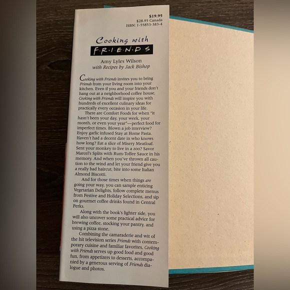 Vintage 1995 Cooking With Friends Cookbook - Picture 3 of 3